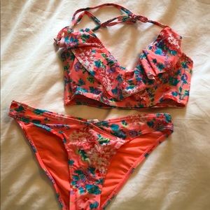 Forever 21 floral bikini